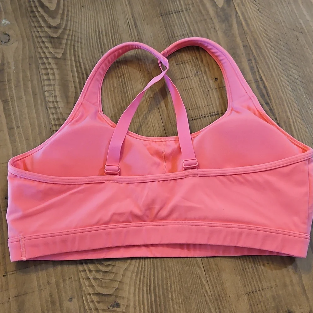 Gymshark Pink Scoop Neck Training Sports Bra - Picture 5 of 6